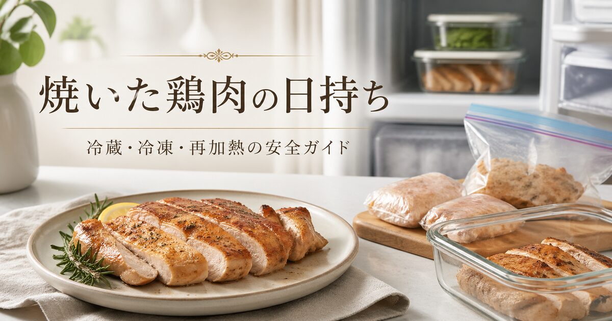 焼いた鶏肉の日持ち｜冷蔵・冷凍・再加熱まで安全に食べるための完全ガイド