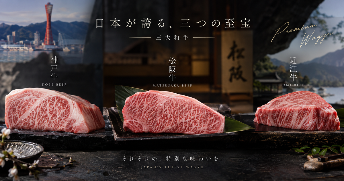 三大和牛とは何か？神戸牛・松阪牛・近江牛を徹底比較｜初心者でも迷わない選び方と最高の調理法